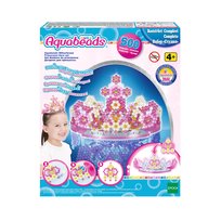 Aquabeads, Brokatowa korona Aquabeads, zestaw zawiera akcesoria, koraliki do zabaw kreatywnych, 500x koralików, 31604