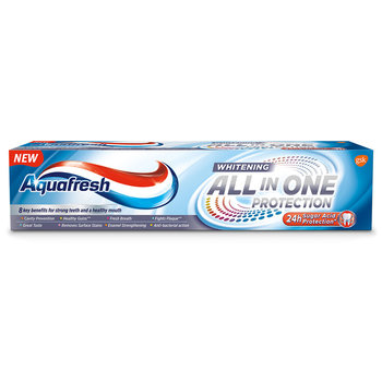 Aquafresh, All In One Protection, pasta do zębów Whitening, 100 ml - GSK