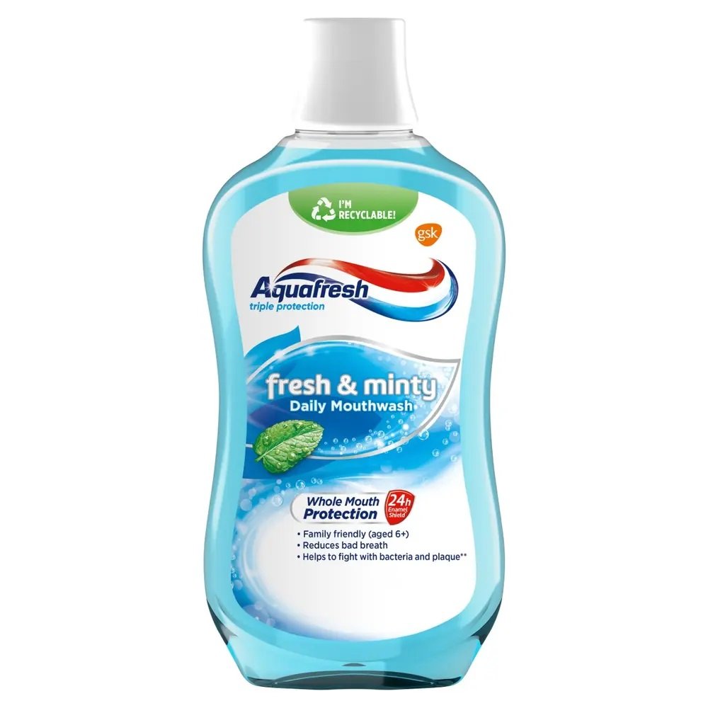 Aquafresh,Fresh & Minty płyn do płukania jamy ustnej 500ml | Sklep ...