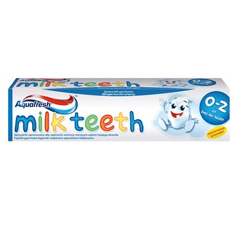Aquafresh, Milk Teeth, pasta do zębów dla dzieci 0-2 lat, 50 ml - GSK