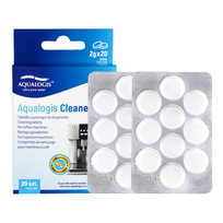 Aqualogis Cleaneo Tabletki do czyszczenia i odtłuszczania automatycznych ekspresów kawy 20 szt.
