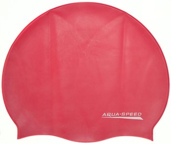 AquaSpeed, Czepek pływacki, Mono, czerwony - Aqua-Speed
