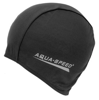 AquaSpeed, Czepek pływacki, Polyester Cap, czarny - Aqua-Speed