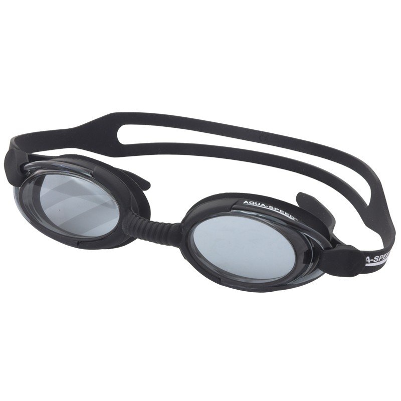 Zdjęcia - Okulary do pływania Aqua-Speed AquaSpeed, Okulary pływackie, Malibu, czarne z ciemnymi szkłami 