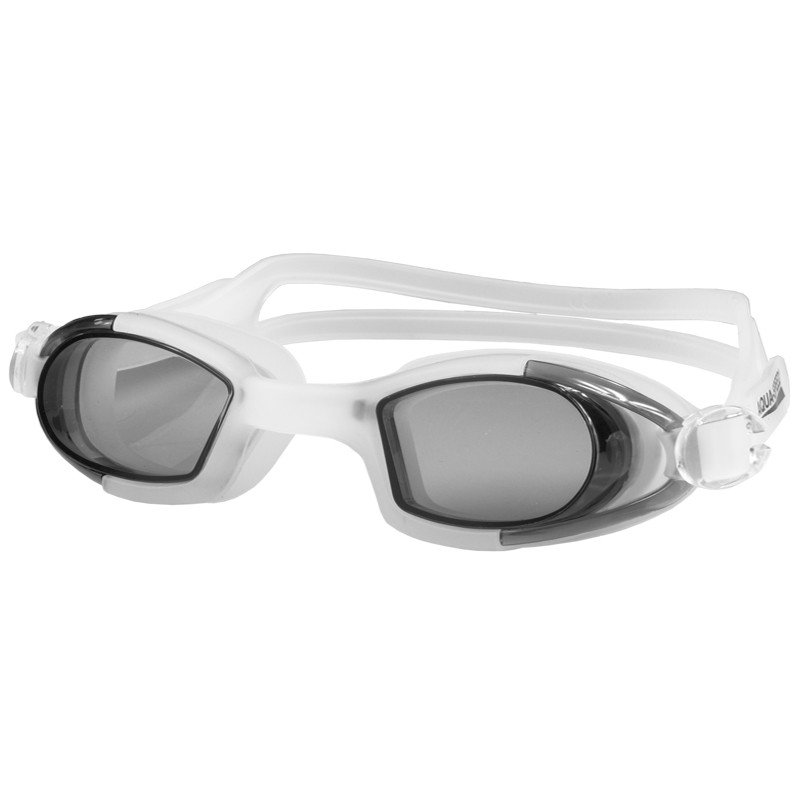 Zdjęcia - Okulary do pływania Aqua-Speed AquaSpeed, Okulary pływackie, Marea JR, białe z ciemnymi szkłami 