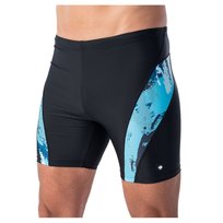 Aquawave Męskie Spodenki Kąpielowe Fiero Sea Print (XXL (193cm) / Czarny) AquaWave