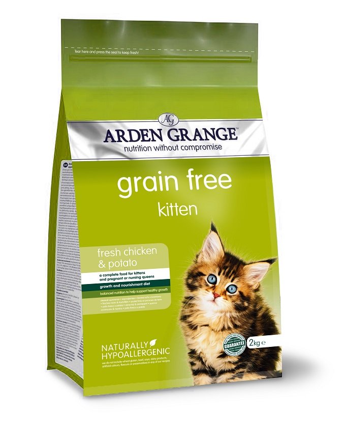 Фото - Корм для кішок Arden Grange Karma dla kota, , Grain Free Kitten, 2 kg 