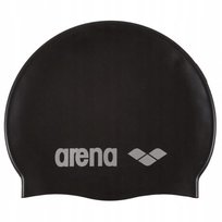 Arena Czepek Pływacki Classic Silicone 91662/55 Black/Silver Arena