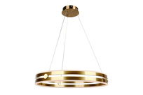 Arena - Nowoczesna Lampa Ring LED Mosiądz 60 cm