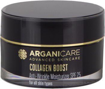 Arganicare, Collagen Boost, krem przeciwzmarszczkowy Anti-Wrinkle Moisturizer, SPF25, 50 ml - Arganicare