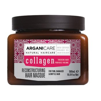 Arganicare,Collagen naprawcza maska do cienkich i zniszczonych włosów 500ml - Arganicare