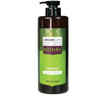 Arganicare, szampon do suchych i zniszczonych wlosów Macadamia, 1000 ml - Arganicare