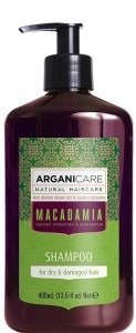 Arganicare, szampon do suchych i zniszczonych włosów Macadamia, 400 ml - Arganicare