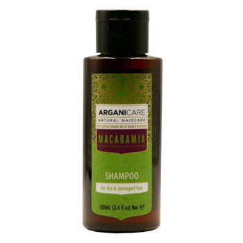 Arganicare, Szampon Macadamia do suchych i zniszczonych włosów, 100 ml - Arganicare