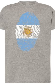 Argentyna Męski T-Shirt Odcisk Palca Rozm.3XL - Inna marka