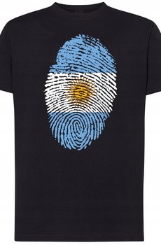 Argentyna Męski T-Shirt Odcisk Palca Rozm.M - Inna marka