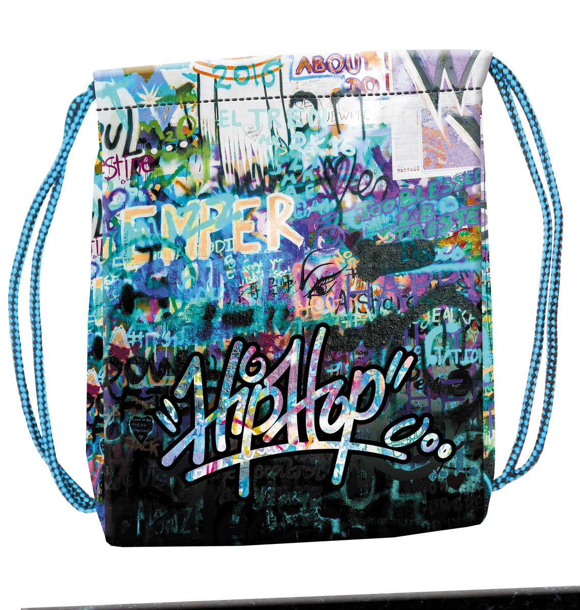 Zdjęcia - Plecak szkolny (tornister) Argus , worek-plecak, Graffiti 