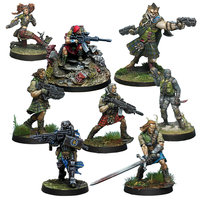 Ariadna Caledonian Combat Force Repack Beta, Infinity, 8 figurek Corvus Belli