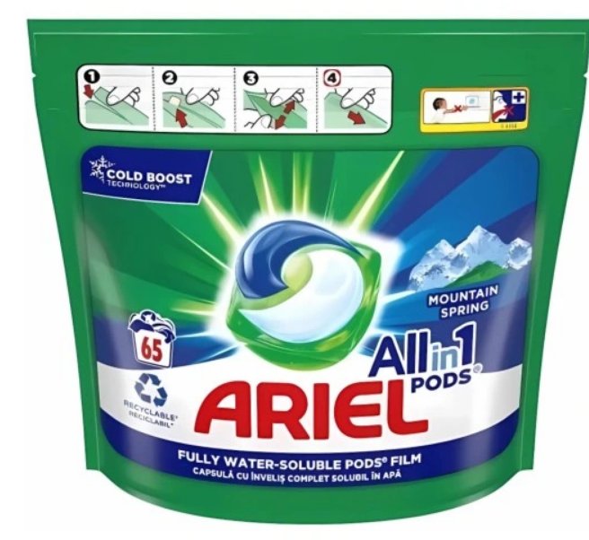 Ariel 3in1 Kapsułki do Prania Universalne Mountain Spring All in One 65 ...