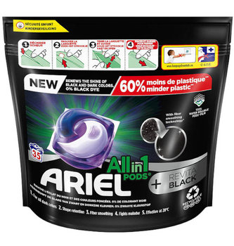 Ariel Allin1 Revita Black Kapsułki do Prania 35szt [FR] - Ariel