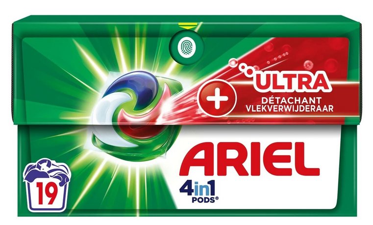 Ariel Kapsułki do Prania 4in1 Ultra Stain Remover 19 szt - Ariel ...