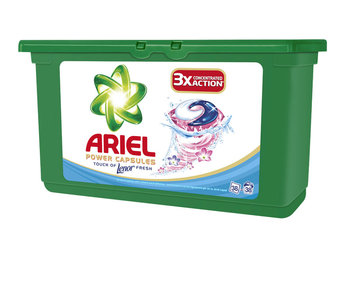 Ariel, Kapsułki piorące, Touch of Lenor, 3 in 1, 32 szt. - Ariel