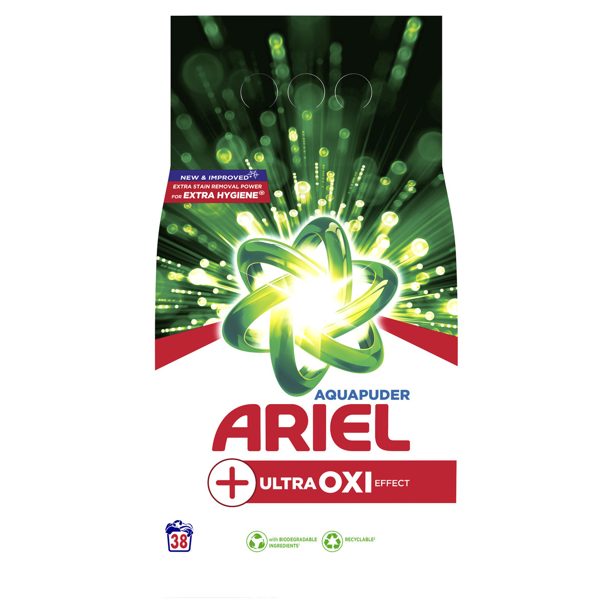 Zdjęcia - Proszek do prania Ariel  + Extra Clean Power 2,47 Kg, 38 Prań 