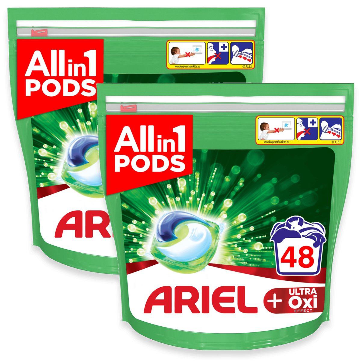Ariel Ultra Oxi All In One Kapsułki 2X 48Szt - Ariel | Sklep EMPIK.COM
