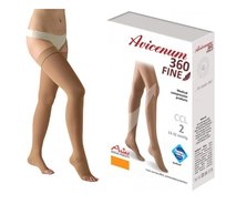 Aries Avicenum 360 Fine Pończochy Uciskowe Ccl2 Lamówka Otwarte S Long