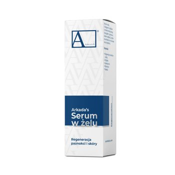 Arkada, Serum w żelu regenerujące serum kolagenowe do skóry i paznokci, 15 ml - Arkada