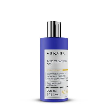 Arkana, Acid Cleansing Gel, Żel oczyszczający z kwasami, 200 ml - Arkana