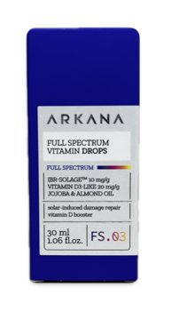 Arkana, Full Spectrum, Kropelki witaminowe o szerokim spektrum działania, 30ml - Arkana