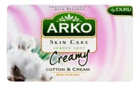 Arko, Cotton Creamy, mydło w kostce Bawełna, 90 g