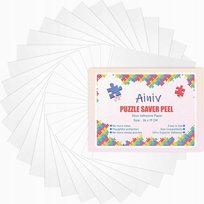 ARKUSZ 32SZT SAMOPRZYLEPNY DO PUZZLI FOLIA OCHRONNA MOCNY KLEJ