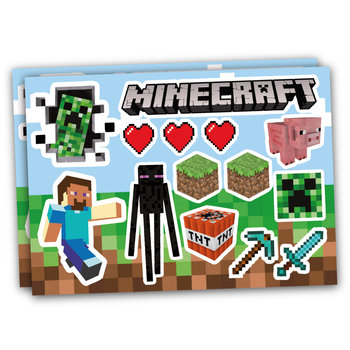 Arkusz Minecraft Wodoodporne Mix Wzorów - Sticky Studio