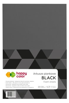 Arkusze piankowe, czarne, A4, 5 arkuszy - Happy Color