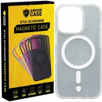 ArmorCase Etui plecki Magnetic Case do iPhone 15 PRO MAX Przezroczyste