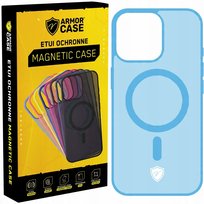 ArmorCase Etui plecki ochronne Magnetic Case do iPhone 14 błękitne