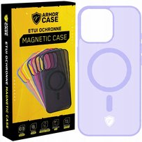ArmorCase Etui plecki ochronne Magnetic Case do iPhone 14 Jasno fioletowe