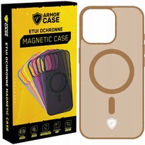 ArmorCase Etui plecki ochronne Magnetic Case do iPhone 14 PRO Brązowe