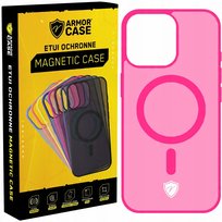 ArmorCase Etui plecki ochronne Magnetic Case do iPhone 14 Różowe