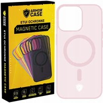 ArmorCase Etui plecki ochronne Magnetic Case do iPhone 15 Jasno różowe