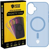 ArmorCase Etui plecki ochronne Magnetic Case do iPhone 16 błękitne