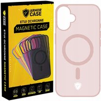 ArmorCase Etui plecki ochronne Magnetic Case do iPhone 16 Jasno różowe