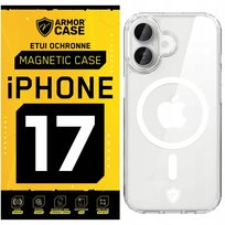 ArmorCase Etui plecki ochronne Magnetic Case do iPhone 17 Przeźroczysty ArmorCase
