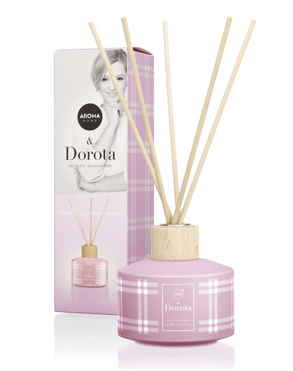 Aroma home & Dorota, patyczki zapachowe, Konfitura malinowa