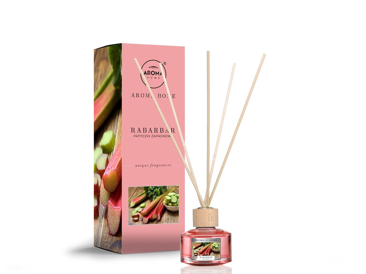 Aroma home, Unique Fragrances, patyczki zapachowe Rabarbar, 50 ml