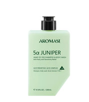 Aromase 5a Juniper, Żel do Mycia Twarzy, Ciała i Szampon, 80 ml