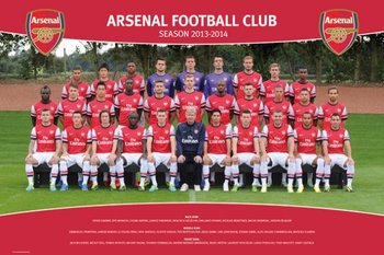 Arsenal F.C. (Zdjęcie drużynowe 13/14) - plakat 91,5x61 cm - GBeye