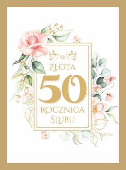 Art Nuvo, Karnet na 50 rocznicę ślubu RS-0450 - Art Nuvo